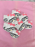 Large hello kitty charms with glasses