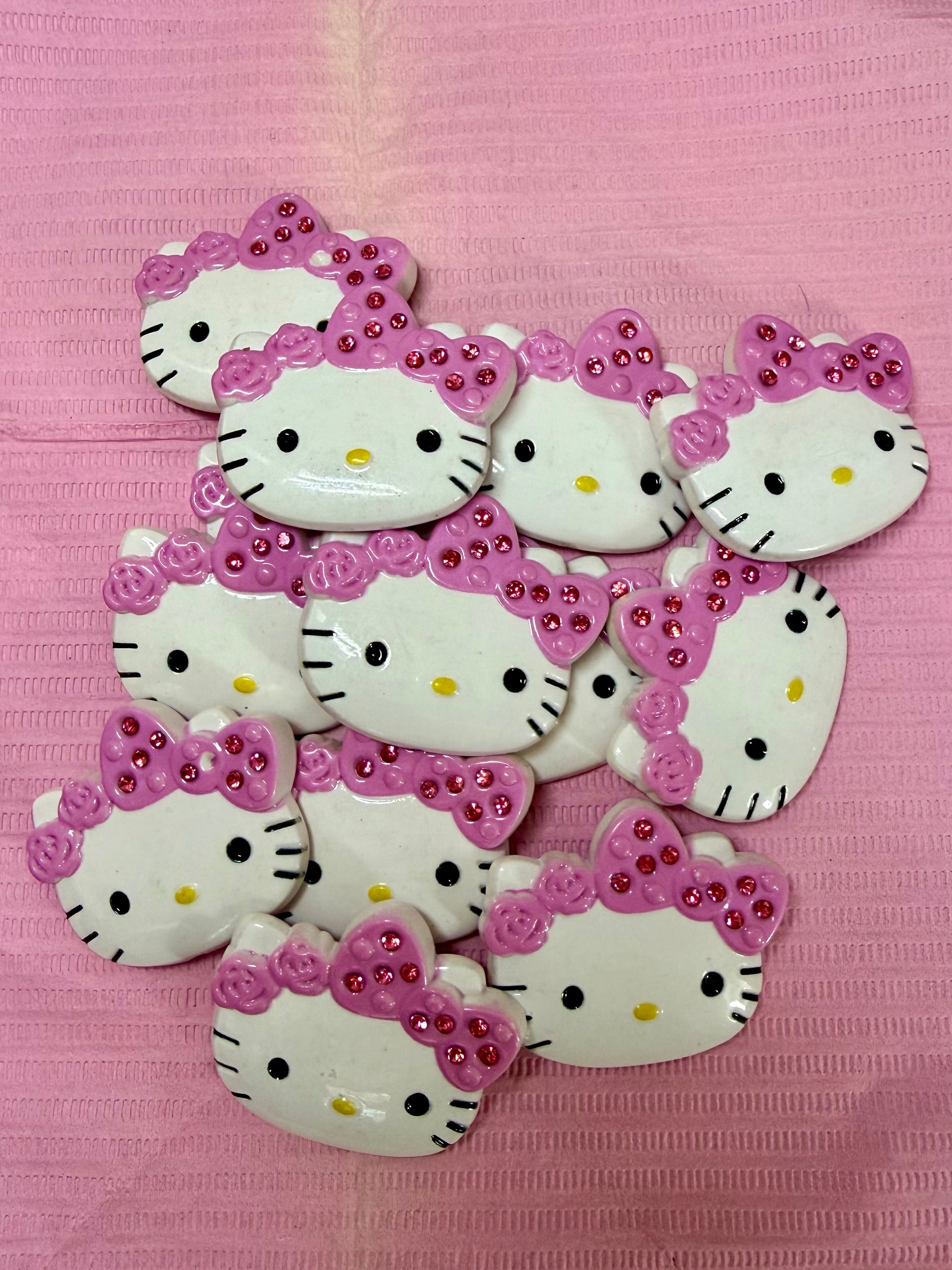 Hello kitty charm bling bow