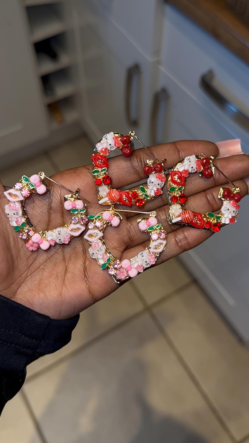CUSTOM PERSONALISED JUNK EARRINGS