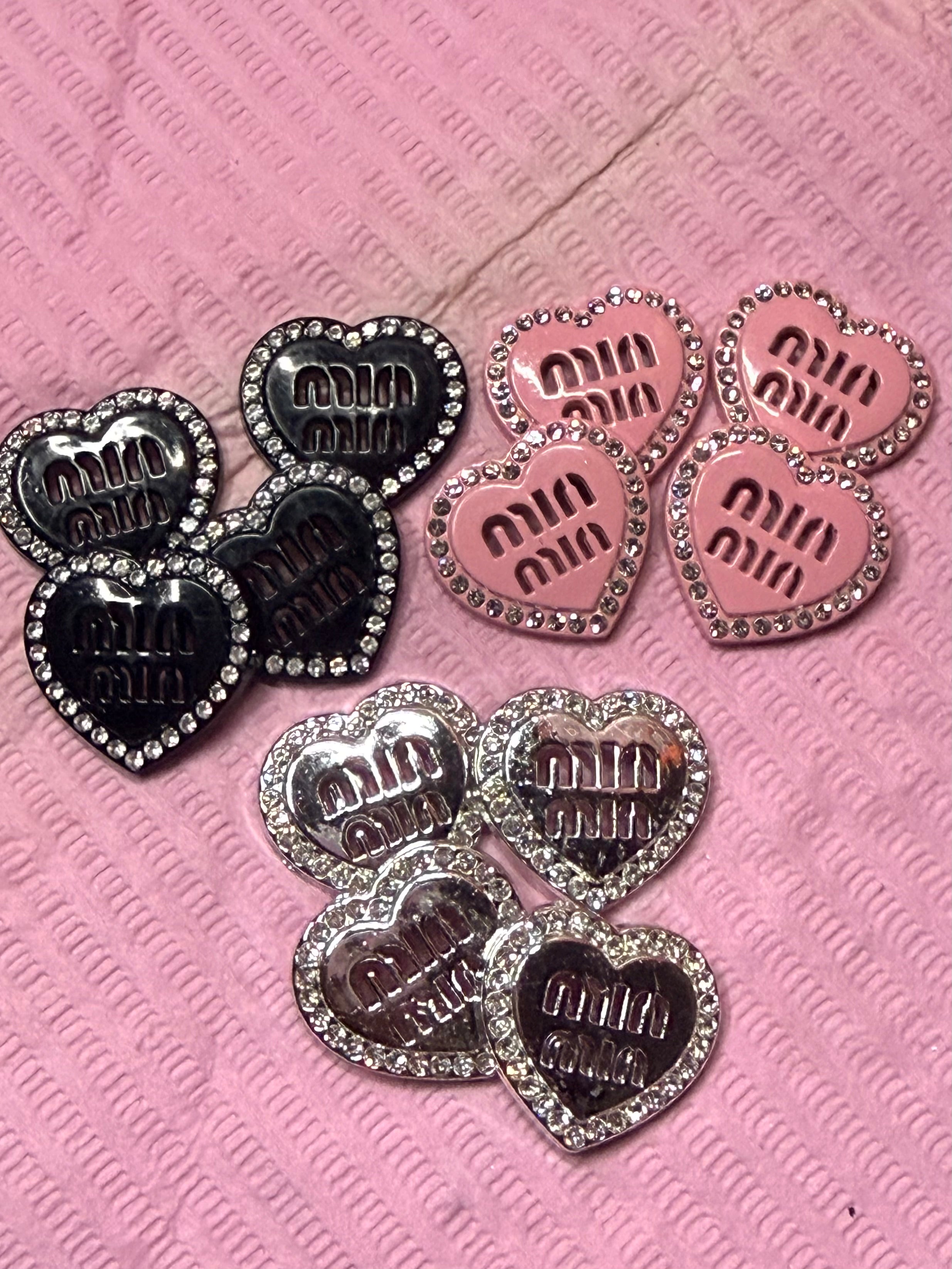 Miu miu heart charm
