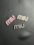 small bling miu miu charms