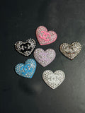 bling chanel heart charms
