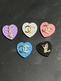 small designer heart charms
