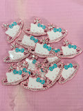 Saturn hello kitty charms