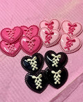 Corset heart charms