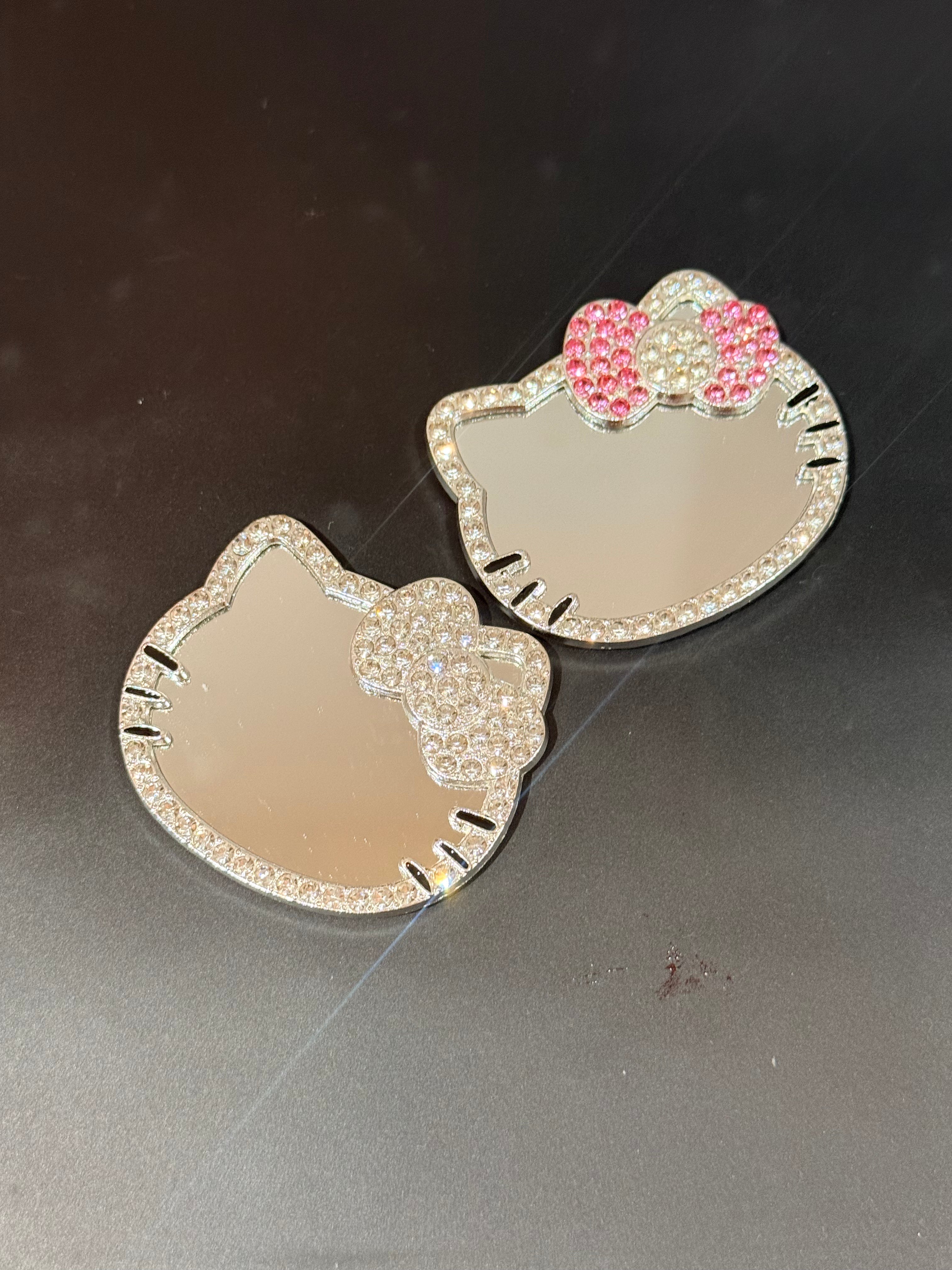 Hello kitty shaped mirror